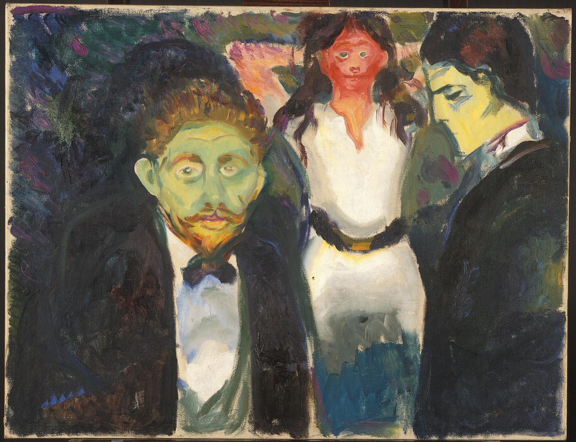 Edvard Munch, Jealousy, 1907 – oil on canvas, Munch Museum, Oslo